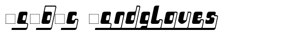 Haike Bold Alt End Italic image