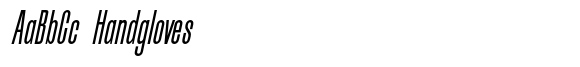 Aurethique Thin Extra Condensed Oblique image