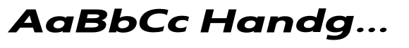 Nothern Sans Nothern Contrast Extra Expanded Italic image
