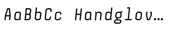 Monostep Straight Regular Italic font sample