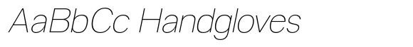 Racleys Thin Italic image