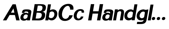 Homiled Grade Bold SemiExpanded Italic image