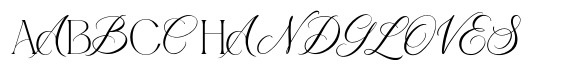 Beauty Luxury font sample