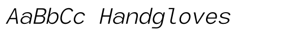 Glamure Mono Light Italic image