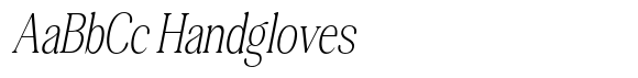 Gofaline Extra Light Condensed Italic image