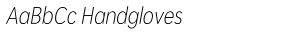 Kanyon Condensed Light Italic font sample