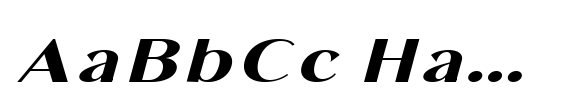Bia Sans High Bold Exp Italic image