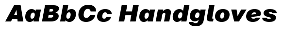 Eunabil Extra Bold Expanded Italic image