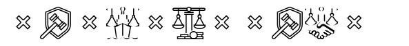 Square Line Icons Law Law 1 image