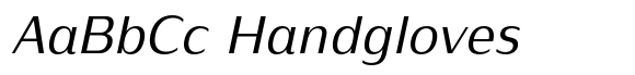 Nirand Italic font sample