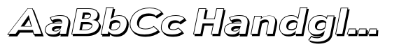 Aukim II Shadow Semi Bold Exp Italic image