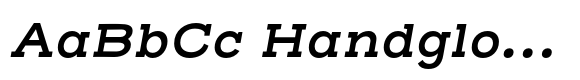 Henderson Slab Basic Semi Bold Italic image