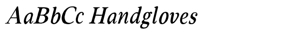 TC Wonderling Condensed Italic font sample