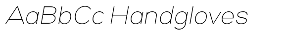 Arvor ExtraLight Italic image