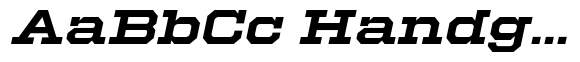 Hattrick Serif Italic Bold Expanded image