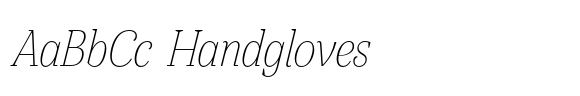 Gwyner Condensed Thin Italic image