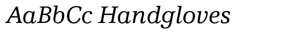Vernacular Clarendon Italic font sample
