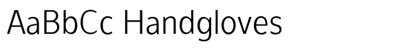 Englese MF Light font sample