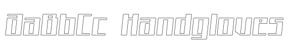 Avantra Rounded Outline Italic image