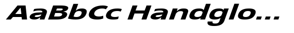 Glorytalk Sans Soft Bold Italic Expanded image