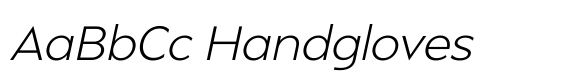 Mounsfield Extra Light Italic image