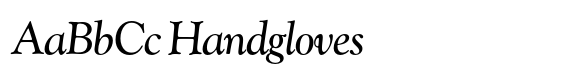 Goudy Catalogue SH Regular Italic image
