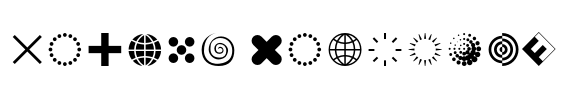 FF Dingbats 2.0 Circles and Crosses image