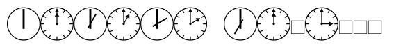 PIXymbols Clocks Bold image