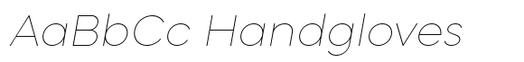 Mazzard H Thin Italic image