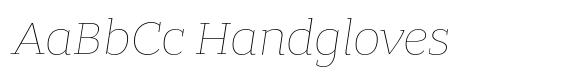 Bandera Thin Italic image