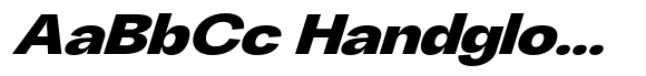 Chairo Sans Extra Bold Italic Expanded image