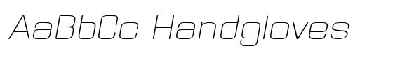 Rounvia Thin Expanded Italic image