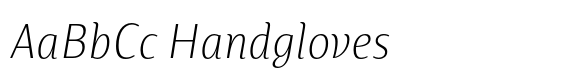 Artigua Thin Italic image