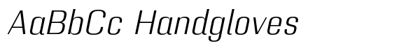 Khaisong Light Italic font sample