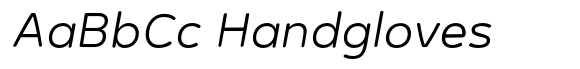 Habanera Rounded Light Italic image