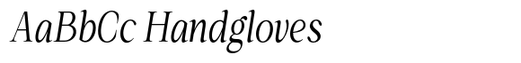 Kanellis Light Extra Condensed Italic image