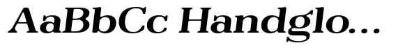 Reigans Soft Semi Bold Expanded Italic image