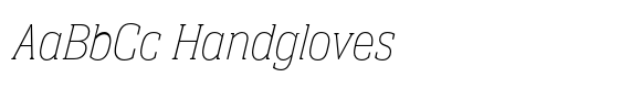 Neue Aachen Pro Ultra Light Italic image