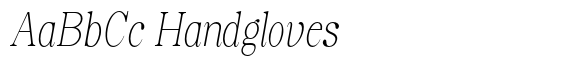 Soffline Extra Condensed Thin Italic image