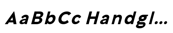 Bia Sans Low Se Bold Italic image