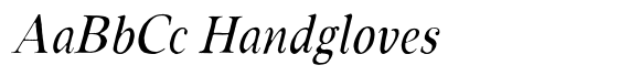 TC Wonderling Condensed Light Italic font sample