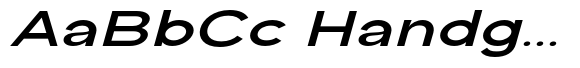 Vestica Neue Bold Slant Extra Expanded image