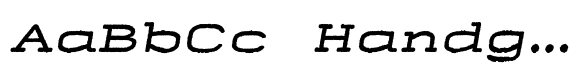 Adore Mono Bold Italic image