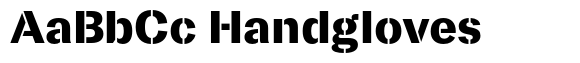 Dean Stencil Normal Bold image
