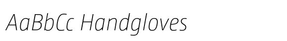 CamingoDos Pro SemiCond Extra Light Italic font sample