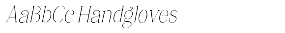Eritza Extra Light Condensed Italic image