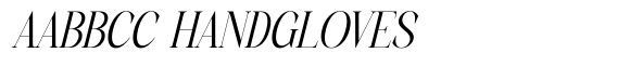 Charthe Italic font sample