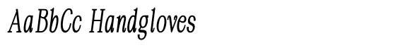 Banzela Contrast ExtraCondensed Italic image