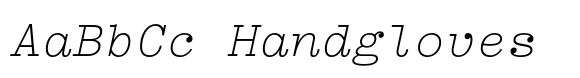 Tecla Thin Italic font sample