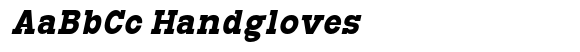 Aristone Slab Bold Semi Condensed Italic image